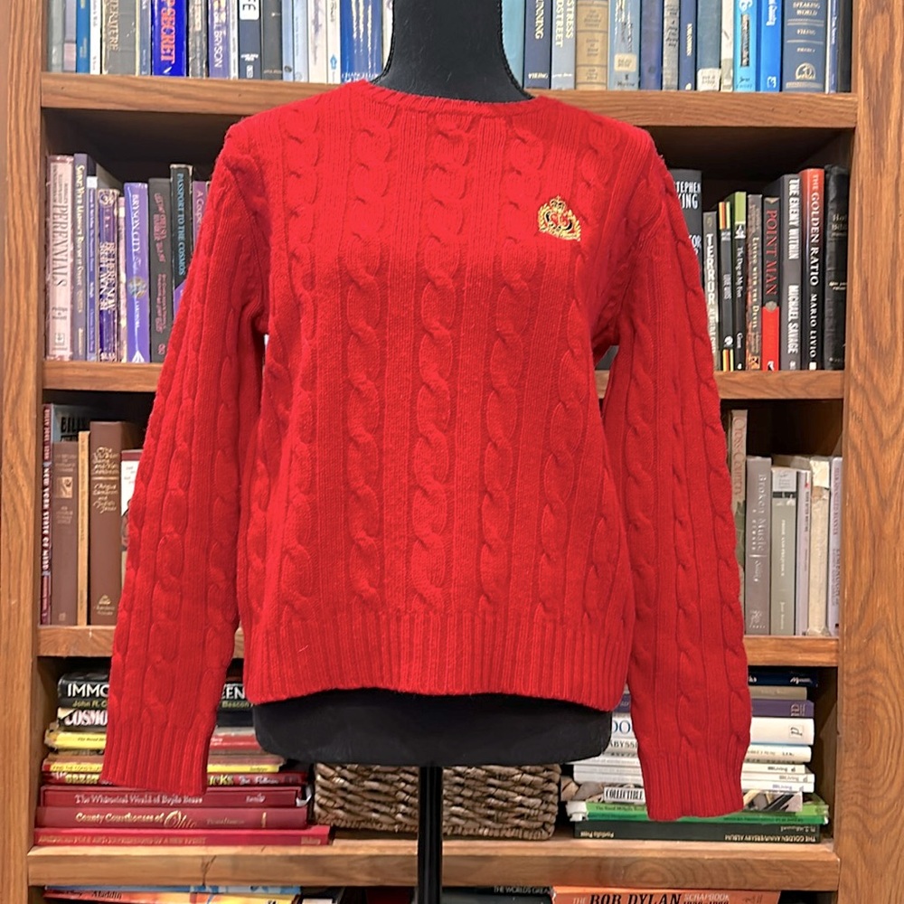 Vintage Ralph Lauren Sweater With Crest